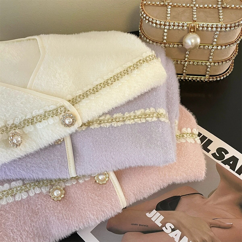 Kootud rasedamantlid Sügis-talv Korea mood Kampsunid Kampsunid Rõivad rasedatele Elegantsed rasedustopsid Joped