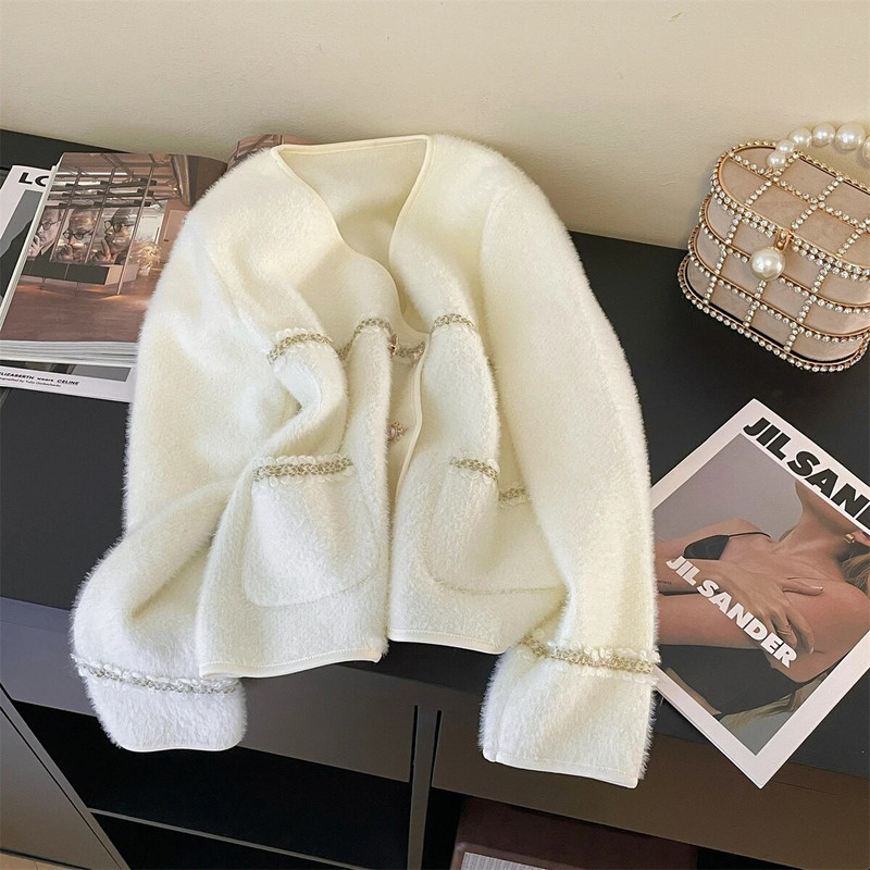 Kootud rasedamantlid Sügis-talv Korea mood Kampsunid Kampsunid Rõivad rasedatele Elegantsed rasedustopsid Joped