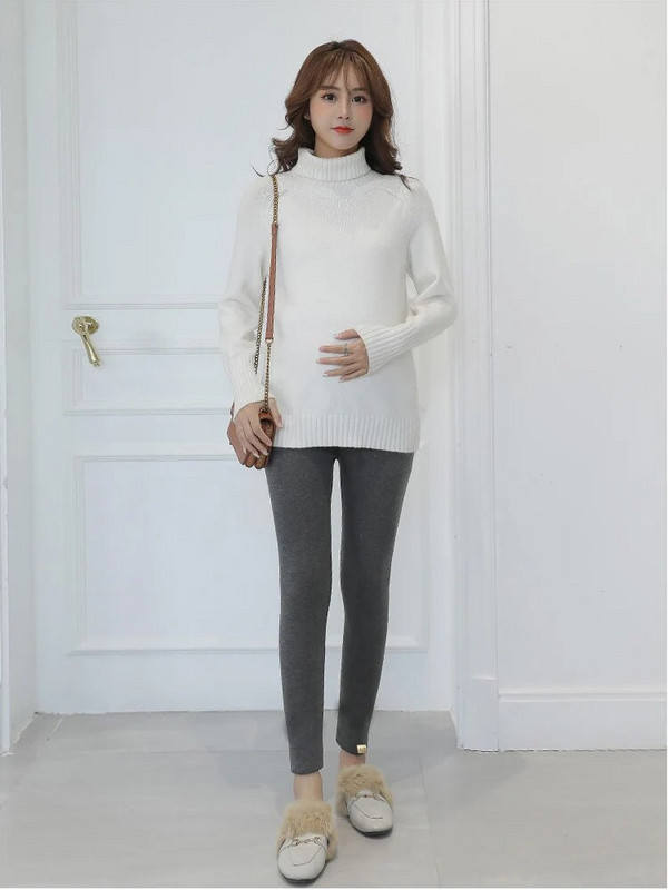 2023. g. samta biezināšana ziemas grūtnieču legingi, bikses, apģērbi grūtniecēm, silti, ar augstu vidukli, iekarināmie grūtniecības bikses