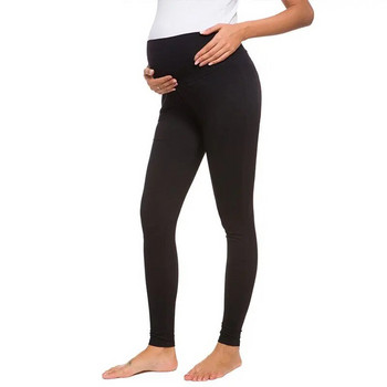 Клинове за бременни за жени Бременни панталони за йога Супер еластични меки над корема Клинове за бременни Mama Fitness Спортни дрехи