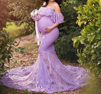 Νέα μακρυά στηρίγματα φωτογραφίας εγκυμοσύνης Φόρεμα εγκυμοσύνης Φωτογραφία φόρεμα εγκυμοσύνης για φωτογράφιση φόρεμα για έγκυο φόρεμα μάξι με δαντέλα