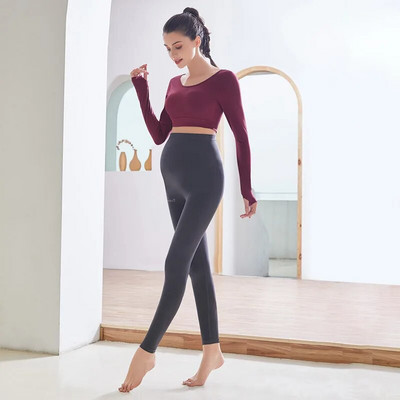 Kevadised ja sügisesed rasedate naiste püksid retuusid Joogapüksid Slim Fit ja kõhupiirkonda toetavad spordipüksid välispidiseks kandmiseks