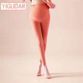 Rudens ziema jauns bezšuvju plus samta neilona maternitātes legingi sporta ikdienas jogas bikses apģērbi grūtniecēm Grūtniecība