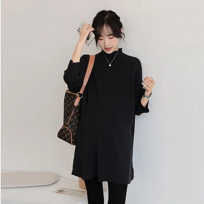 Vabaaja rasedate kampsun naiste sügis 2022 pikkade varrukatega avara kampsun talvine rase kootud naiste kampsun