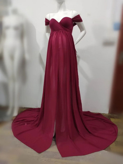 Mežģīņu kleitas grūtniecēm fotosesijai Seksīga grūtniecei bez pleciem, gara, eleganta bērnu dušas kleita, sievietes vakarkleita