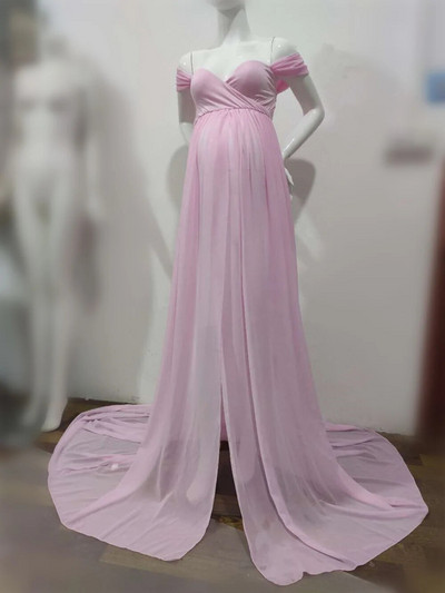 Mežģīņu kleitas grūtniecēm fotosesijai Seksīga grūtniecei bez pleciem, gara, eleganta bērnu dušas kleita, sievietes vakarkleita