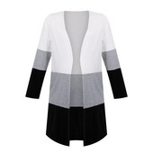 Eiropas un Amerikas sieviešu jaka krāsai atbilstošs garās piedurknes kabatas grūtnieču ikdienas mētelis pavasara rudenim