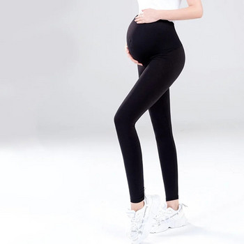 Ανοιξιάτικο φθινόπωρο ψηλόμεσο κολάν εγκυμοσύνης Skinny μητρότητας για έγκυες γυναίκες Πλεκτό παντελόνι Body Shaper Belly Support