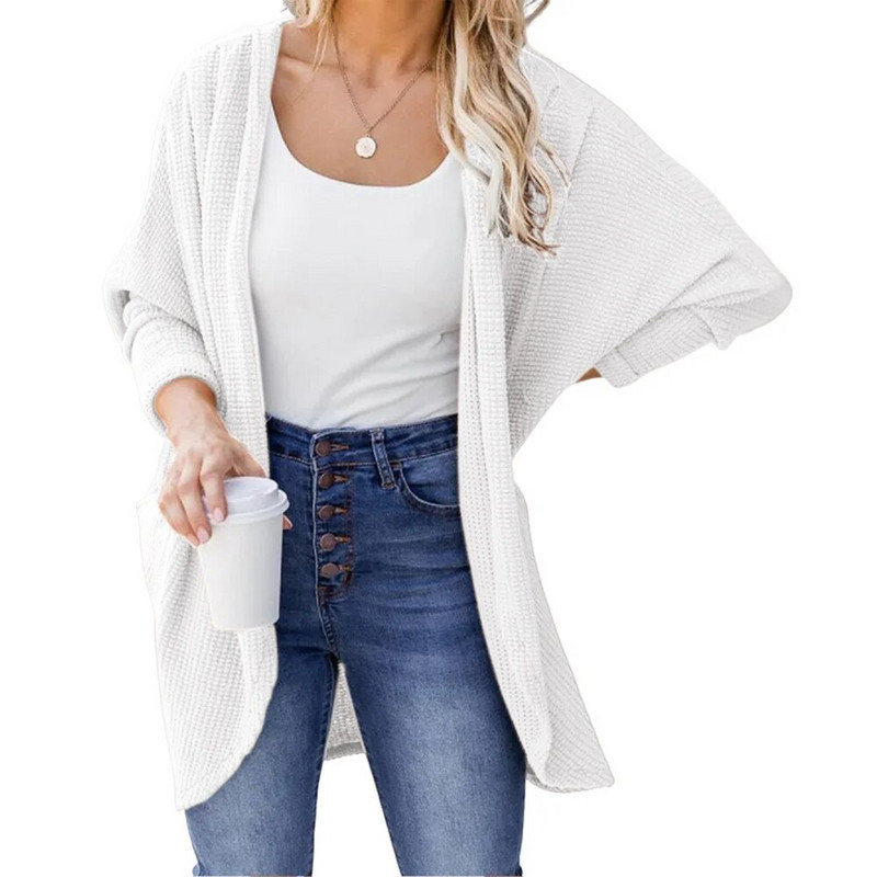 Nėščiųjų paltas Naujas paltas nėščiosioms Moteriškas laisvalaikio megztas striukė nėščiosioms Laisvi moteriški drabužiai