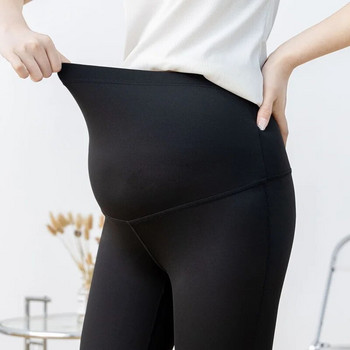 Разкроени клинове за бременни над корема/панталони с камбанка с висока талия за всекидневна йога