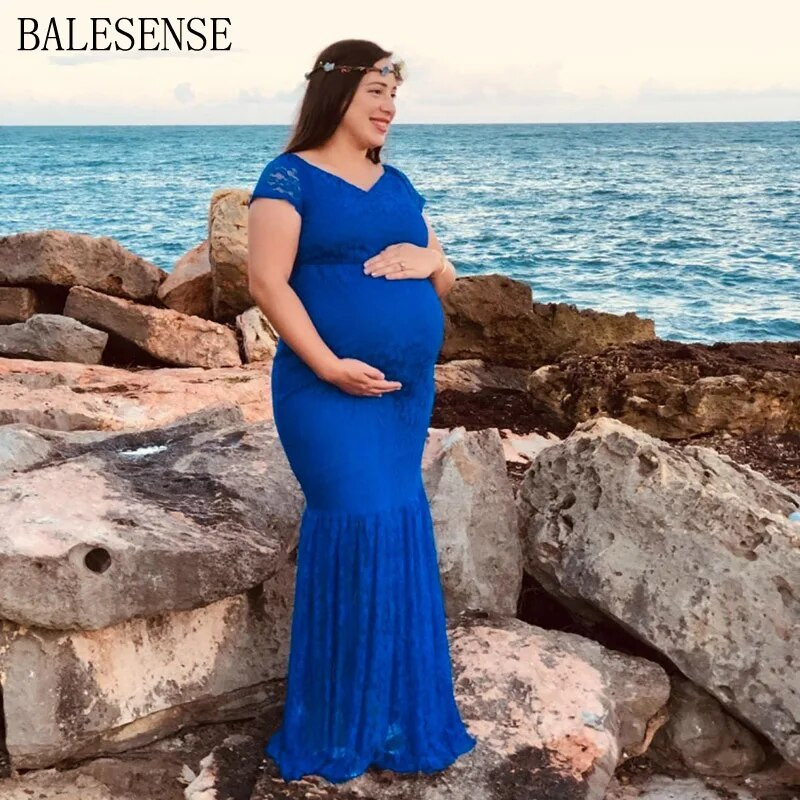 Elegantsed V-kaelusega fotokleidid rasedatele lühikeste varrukatega Maxi rasedate kleidid fotosessiooniks Rasedusriided Uus