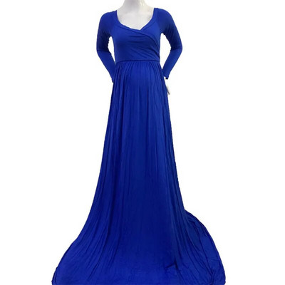 Rasedate õlgadeta maksikleidid fotosessiooniks pikkade varrukatega rasedatele naistele beebide duši all pildistamise rekvisiidid, kleit rasedatele naistele