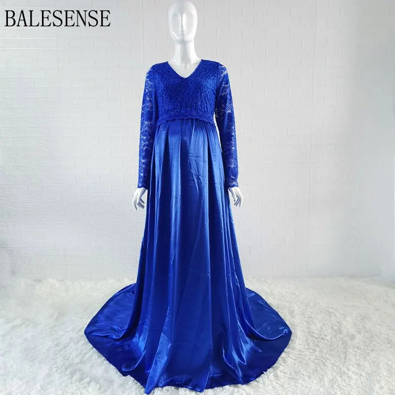 Nėriniai, ilgos suknelės nėščiosioms, fotografijos reikmenys Nėščioms skirtoms suknelėms ilgomis rankovėmis, kūdikių dušas nėščioms moterims maksi suknelė fotosesijai