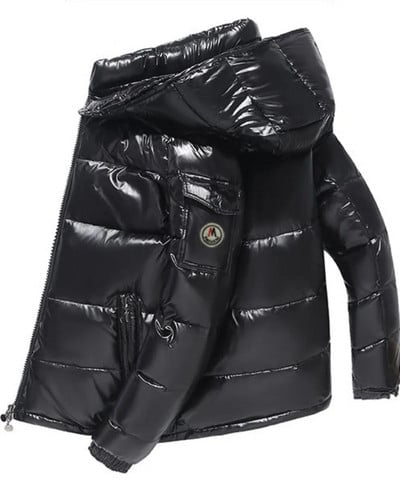 2023. Novi muški, ženski kratki kaput, slične donje jakne, zimska topla gornja odjeća s kapuljačom, jakna otporna na hladnoću, sjajni kaput