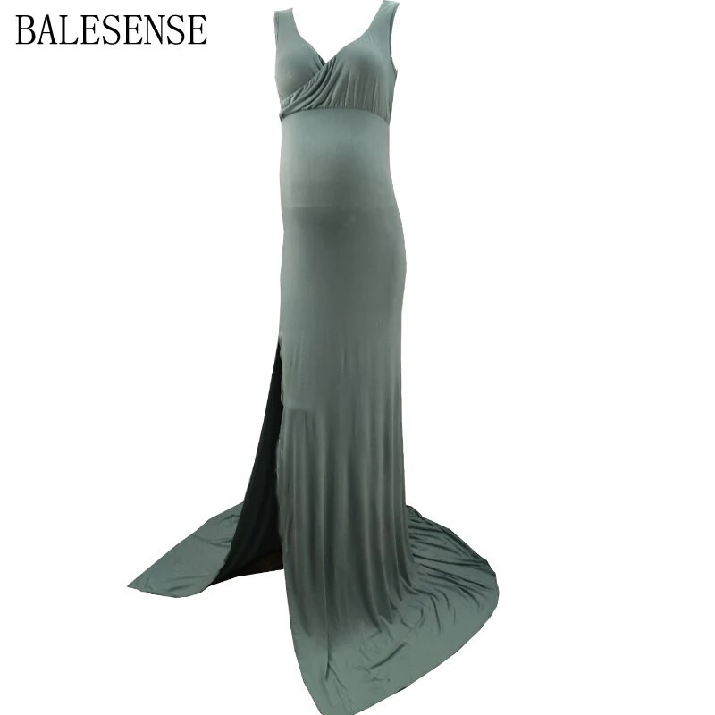 Grūtnieču Maxi kleitas fotosesijai Sexy V kakla bez piedurknēm, garas grūtniecības fotografēšanas kleitas grūtniecēm, zīdaiņiem