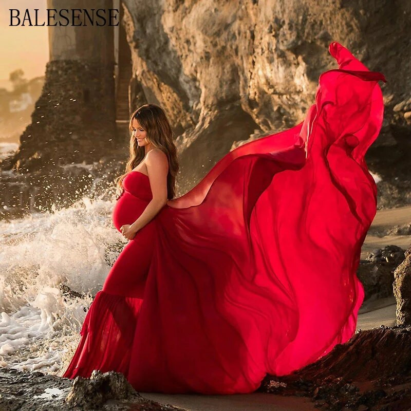 Maxi φορέματα εγκυμοσύνης για φωτογράφιση Σέξι φόρεμα χωρίς ώμους φωτογραφία εγκυμοσύνης Ρούχα εγκύων για ντους μωρών