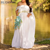 Rasedate kleidid fotosessiooniks Seksikas õlgadeta rasedatele pikk seljakleit Šifoonist maxi kleit rasedusfotograafia kleit