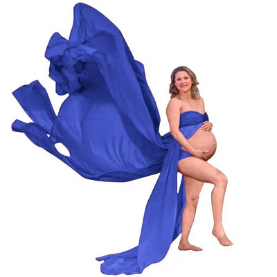 Rasedate fotograafia kleidid õlgadeta, pikk šifoonist kleit, eest poolitatud pulmakleit, beebidušš, rasedus, maxi fotosessioonikleit