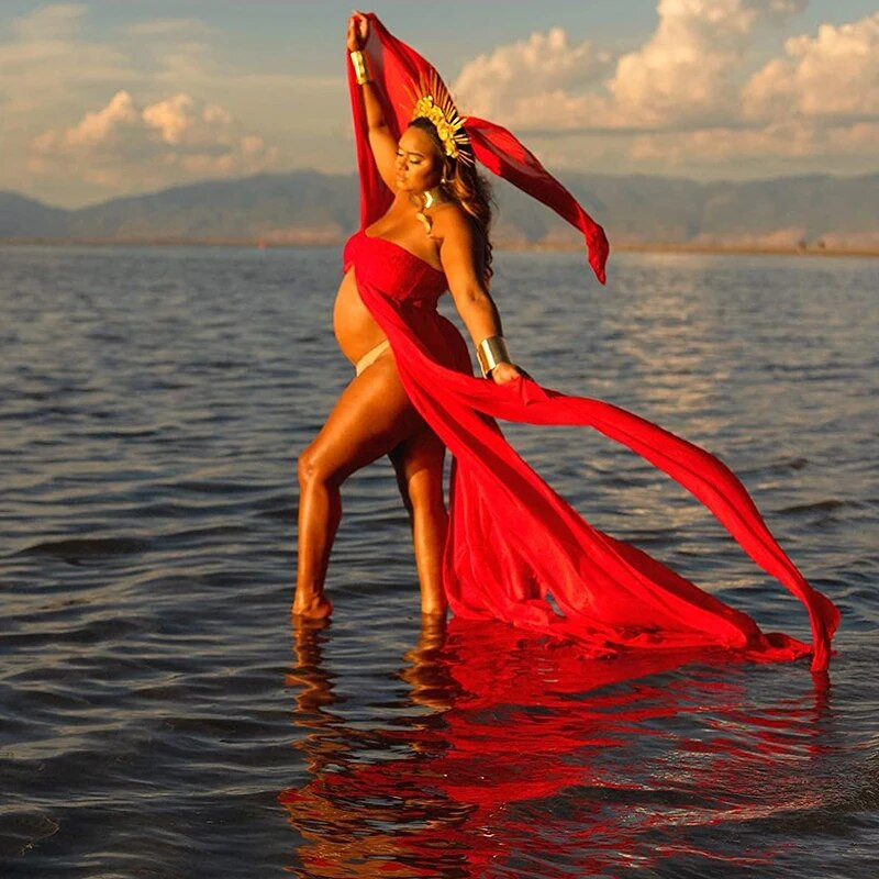 Rasedate fotograafia kleidid õlgadeta, pikk šifoonist kleit, eest poolitatud pulmakleit, beebidušš, rasedus, maxi fotosessioonikleit