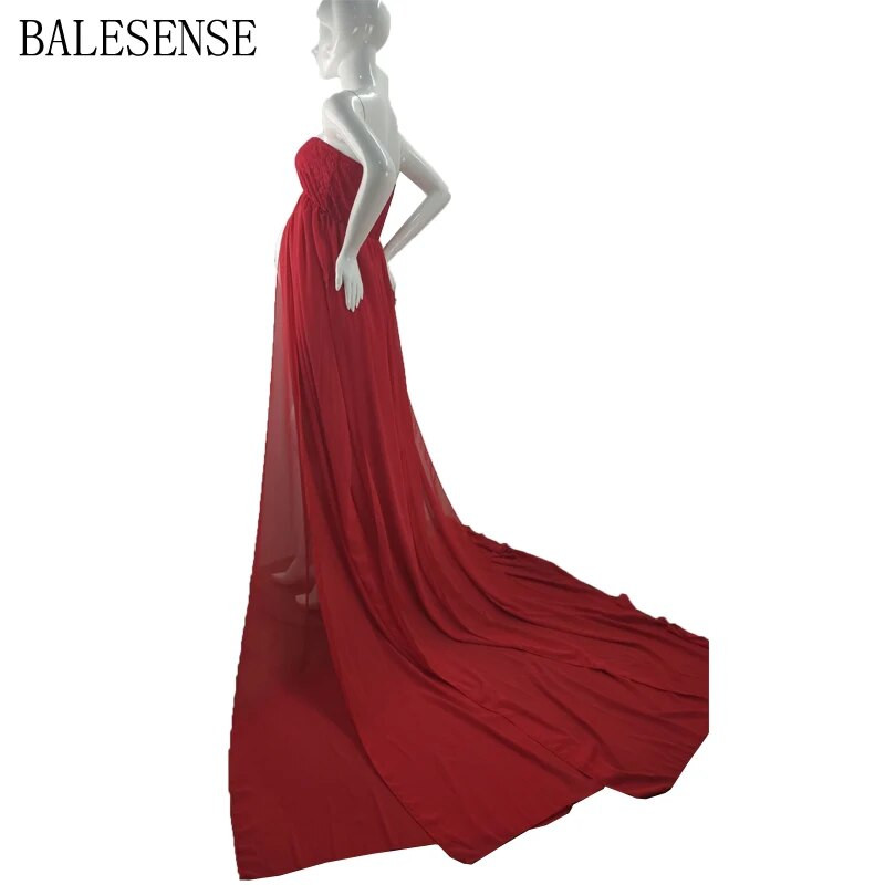 Rasedate fotograafia kleidid õlgadeta, pikk šifoonist kleit, eest poolitatud pulmakleit, beebidušš, rasedus, maxi fotosessioonikleit