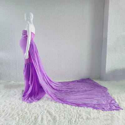 Pikk neem rasedate fotograafia kleit Sweet Heart Jersey sttchy raseduse fotosessiooni kleit liibuv beebi dušikleit