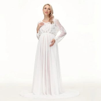 Бохо реквизит за бременни снимки Дълга рокля