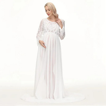 Бохо реквизит за бременни снимки Дълга рокля