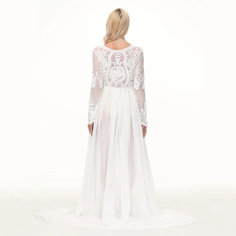 Boho rasedusfotograafia rekvisiidid, pikk kleit