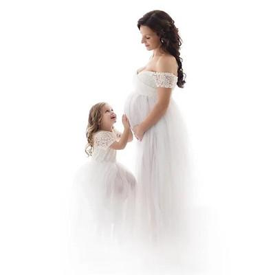 2020 m. tiulio suknelė nėščiosioms, skirta fotosesijai Nėštumo metu Ilga tiulio suknelė, skirta fotografuoti Kūdikių vakarienei skirtos suknelės nėščiosioms