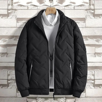 Nove muške parke, zimska pamučna jakna, korejska verzija trenda kratkih ovratnika, lagane pamučne jakne za muškarce 5xl