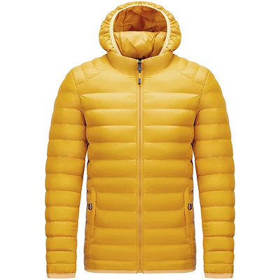 ανδρικό Parka με κουκούλα Ανδρικό μπουφάν Χειμερινό Νέο πουπουλένιο μπουφάν Ζεστό μπουφάν ανδρικό επαγγελματικό παλτό ελεύθερου χρόνου Μονόχρωμο ανδρικό παλτό L-4XL 6258