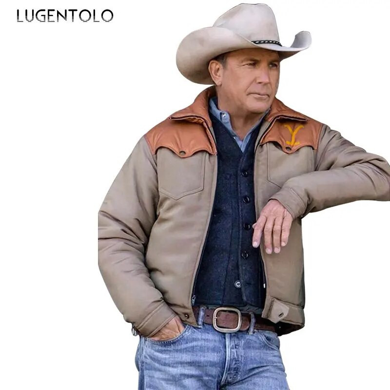 Vīriešu Parkas Ikdienas ziemas Īss Mētelis Jauns Rāvējslēdzējs Savienojums Garām Piedurknēm Biezs Silts Liels Izmērs Atloks Jakas Lugentolo