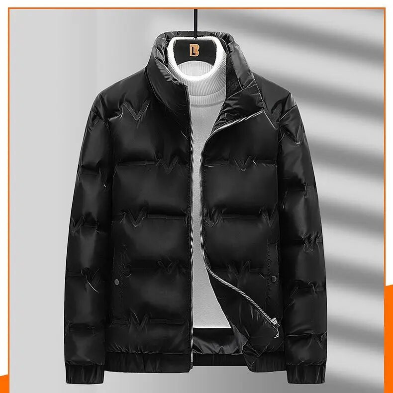 Muški kaput Zimski bijeli pačji paperje Muški hladni kaput za zimu, lagani, velike veličine, kratki, tanki, samostojeći ovratnik, topla nova jakna s donje jakne