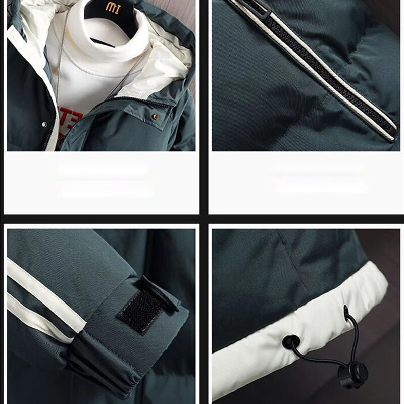 2023. aasta sügis/talvine sulejope Meeste kapuutsiga paksendatud soe jope vabaaja külmakindel ja kvaliteetne puuvillane ülikond