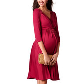 2023 Ρούχα εγκυμοσύνης Φορέματα για γυναίκες εγκυμοσύνης Σέξι φόρεμα με λαιμόκοψη V-λαιμόκοψη Έγκυος γυναικεία ρούχα νοσηλείας για φωτογράφηση