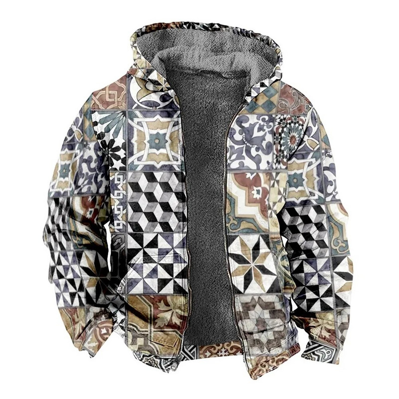 Meeste kapuutsiga kampsun talv uus fliis, paksendatud soe tõmblukk, lõtv pluss villane jakk Mantel Mood vabaaja meeste riided