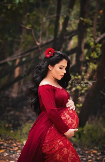 Σέξι βραδινά φορέματα εγκυμοσύνης Φόρεμα εγκυμοσύνης για PhotoShoot σιφόν μακριά έγκυες μάξι φόρεμα φωτογραφίας ντους μωρού