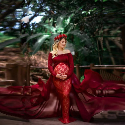 Seksikas rasedate õhtukleidid Raseduskleit fotosessiooniks Šifoonist pikkade rasedate naiste maksikleit fotograafia rekvisiit beebi dušš