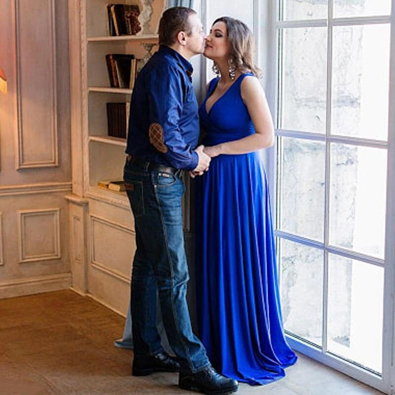 Naiste seksikas rasedaksleit fotograafia rasedate fotograafia rekvisiidid varrukateta kleidid pits imetav pikk kleit vaba aja kleit