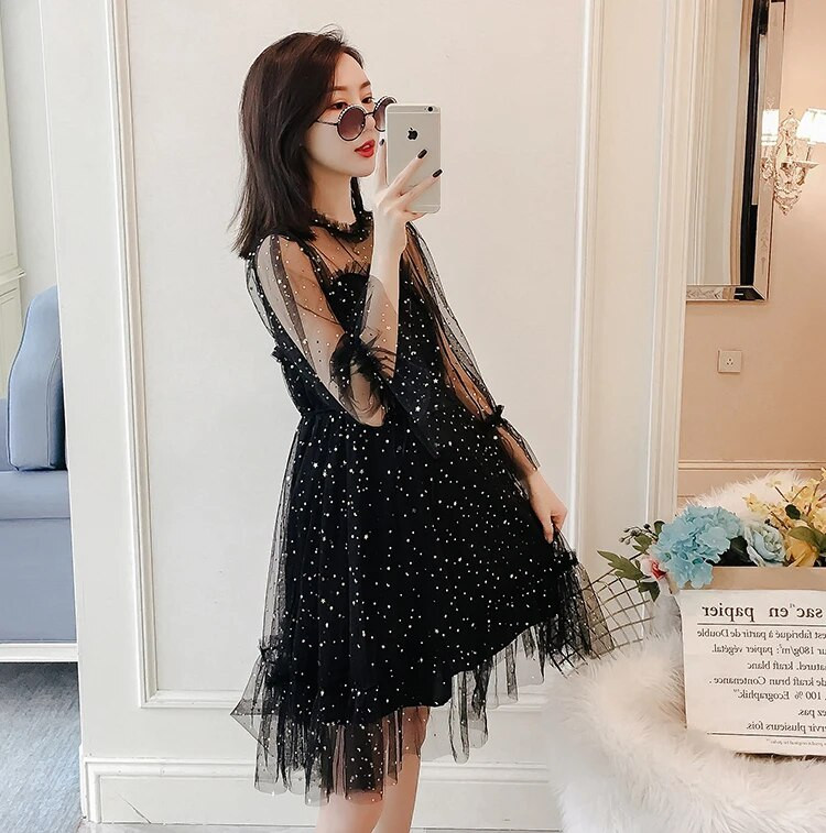 Hot Sale Μαύρο Γυναικείο Φόρεμα εγκυμοσύνης Πλισέ φόρεμα ώμου με κοντό μανίκι Φωτογραφία Φόρεμα νοσηλείας