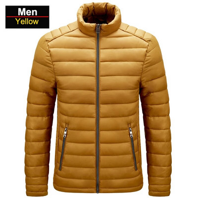 CHRLCK Ανδρικό μπουφάν Hiking Down Winter Warm Camping Trekking παλτό σκι Ανδρικά αντιανεμικά θερμικά αντιανεμικά μπουφάν 6XL