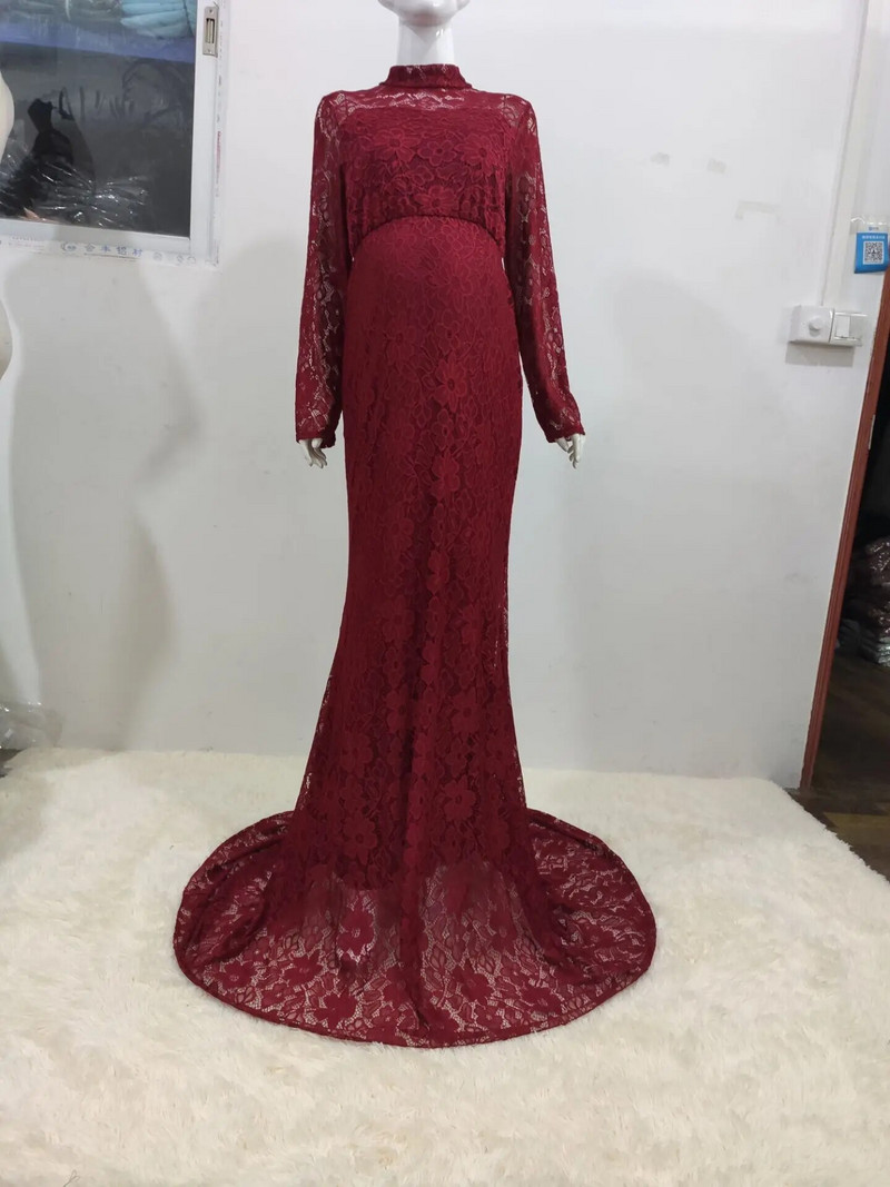 Grūtnieču kleita Grūtnieču fotografēšanas rekvizīti Baltas mežģīnes Seksīga Maxi kleita Eleganta grūtniecības fotosesija Sieviešu grūtnieču mežģīņu kleita