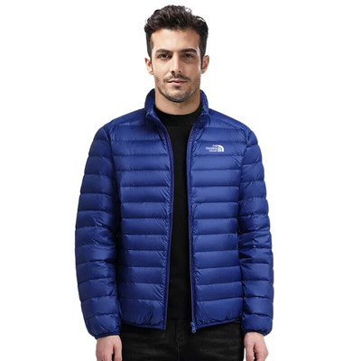 Ανδρικό βάρος 260-450g Ελαφρύ συσκευασμένο μπουφάν λευκό παλτό με πούπουλα πάπιας Outdoor Sport Casual outwear χειμώνα και φθινόπωρο