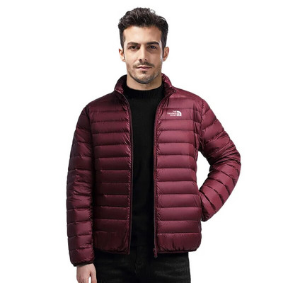 Ανδρικό βάρος 260-450g Ελαφρύ συσκευασμένο μπουφάν λευκό παλτό με πούπουλα πάπιας Outdoor Sport Casual outwear χειμώνα και φθινόπωρο