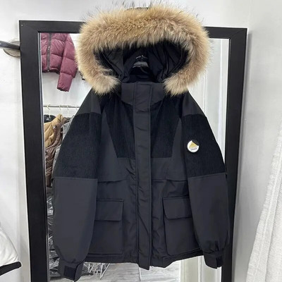 Lühikesed sulejoped meestele ja naistele UUS Talvine meeste mantel Polsterdatud ülisuured riided, paksendatud lahtised Kerged puffjakid.