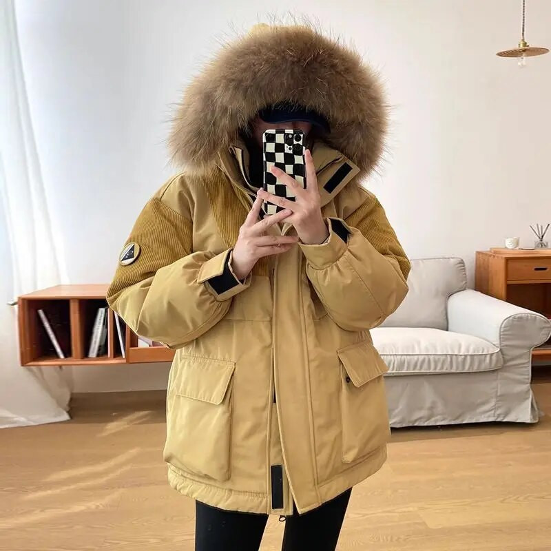 Lühikesed sulejoped meestele ja naistele UUS Talvine meeste mantel Polsterdatud ülisuured riided, paksendatud lahtised Kerged puffjakid.