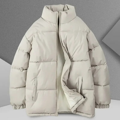 Kaheosaline võlts puuvillane mantel meestele ja naistele Talvejoped UUS Korea kerge polsterdatud vabaaja ja mitmekülgne lühike sulejope