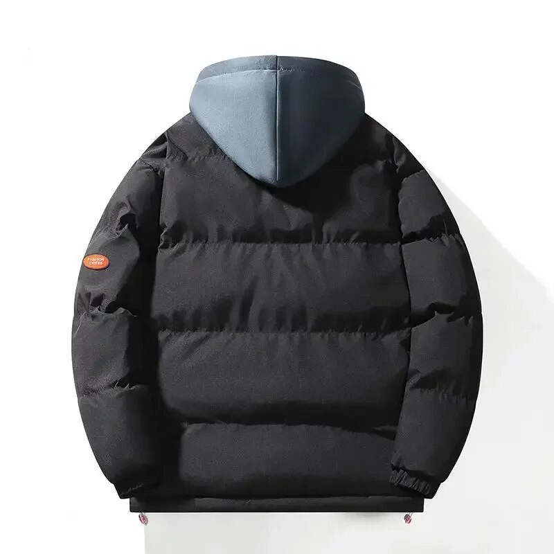 Kaheosaline võlts puuvillane mantel meestele ja naistele Talvejoped UUS Korea kerge polsterdatud vabaaja ja mitmekülgne lühike sulejope