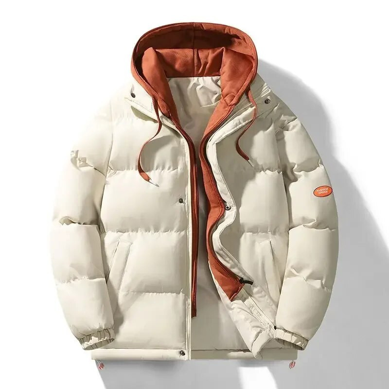 Kaheosaline võlts puuvillane mantel meestele ja naistele Talvejoped UUS Korea kerge polsterdatud vabaaja ja mitmekülgne lühike sulejope