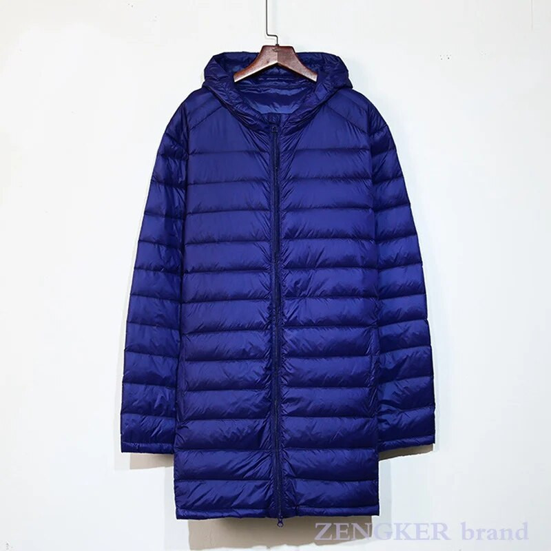 Lagana muška jakna s kapuljačom velike veličine srednje dužine zimska jakna srednje veličine 6XL 7XL 8XL